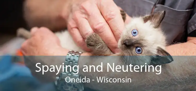 Spaying and Neutering Oneida - Wisconsin